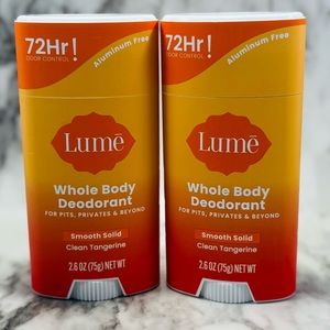 Clean Tangerine Lume Deodorants